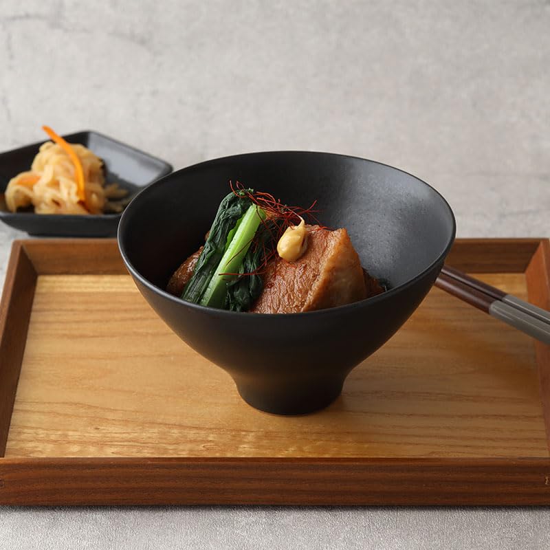 EAST Table Rice Bowl L 14cm Bowl Kiln Forbito Dishwasher Safe Green1/2 44-078-03