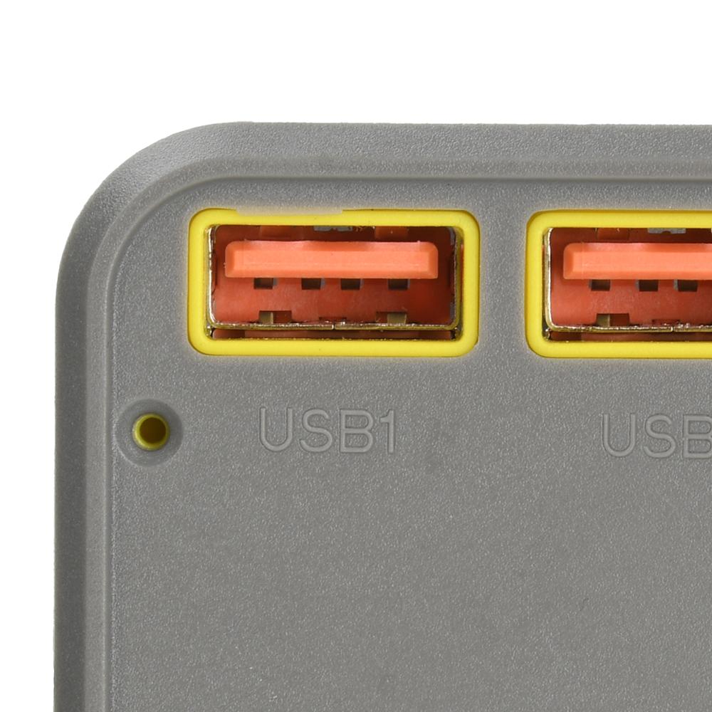 45 Вт 8*18650 Прозрачный корпус Power Bank DIY Электронный набор со светом Цифровой дисплей Быстрая зарядка Аккумуляторный бокс USB TypeC