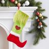 1 шт. большой рождественский декоративный кулон в виде елки с зелеными волосами в виде монстра-носка