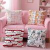 Cute Cats Themed Pillow Case Pattern Printing Pillowcase Living Room Sofa Cushion Cover Bedroom Room Decor