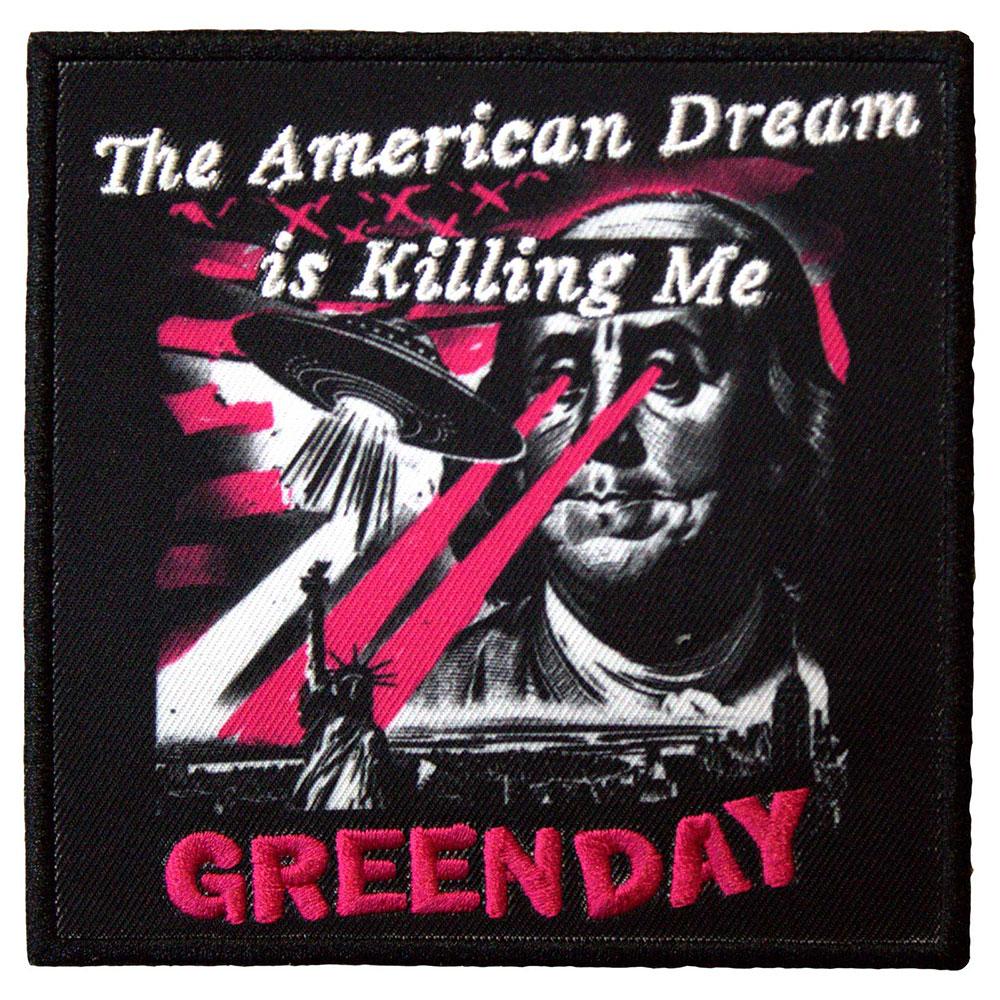 Green Day American Dream Printed Iron On Patch