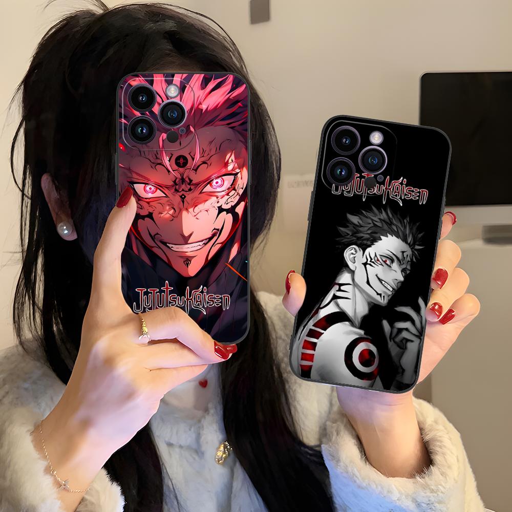 Чехол для мобильного телефона Jujutsu Kaisen Сукуна для iPhone 17 16 15 14 13 12 11 X XR XS 8 7 Air Pro Max Plus Mini Цветной чехол Красивый