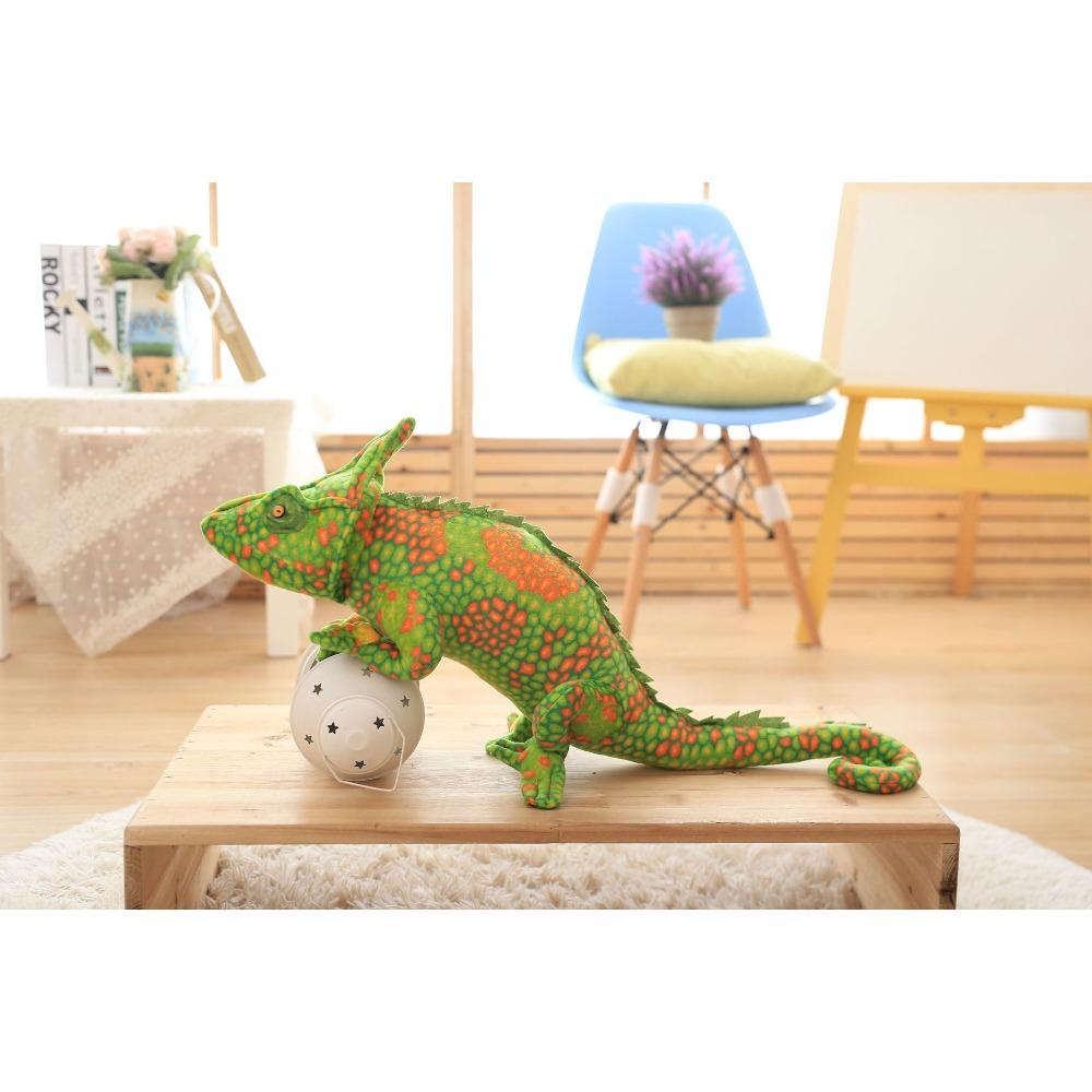 Simulation Chameleon Plush Doll Lizard Doll Cloth Doll Cold Blooded Animal Reptile Doll Wholesale