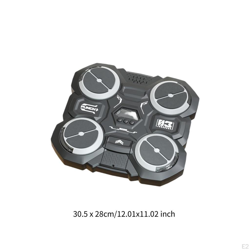 Smart Boxing Machine with Gloves Wall Mount Lighted Training Equipment Music