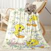 Sylvester  Tweety Personalized Text Blanket Gift Personalized Blanket Ultra-Soft Throw For Sofa Bedding Nap Bed Four Seasons Universal
