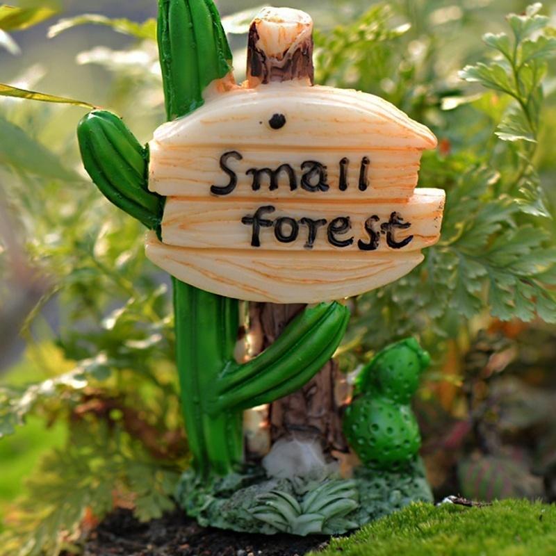 Moss Micro Landscape Resin Succulent Cactus Ornaments