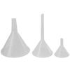 1/3Pcs Clear Plastic Funnel Set  Filling Tool Practical Lab PP Funnels  Filling Small Bottles