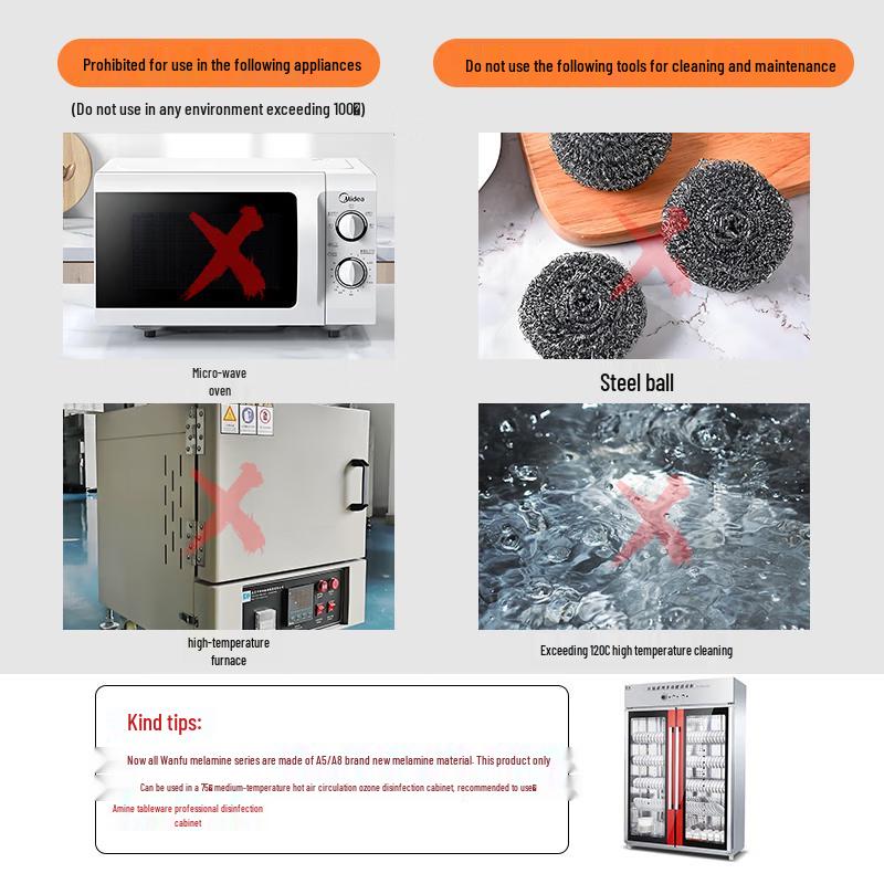 Chinese Style Melamine Segmented Platter