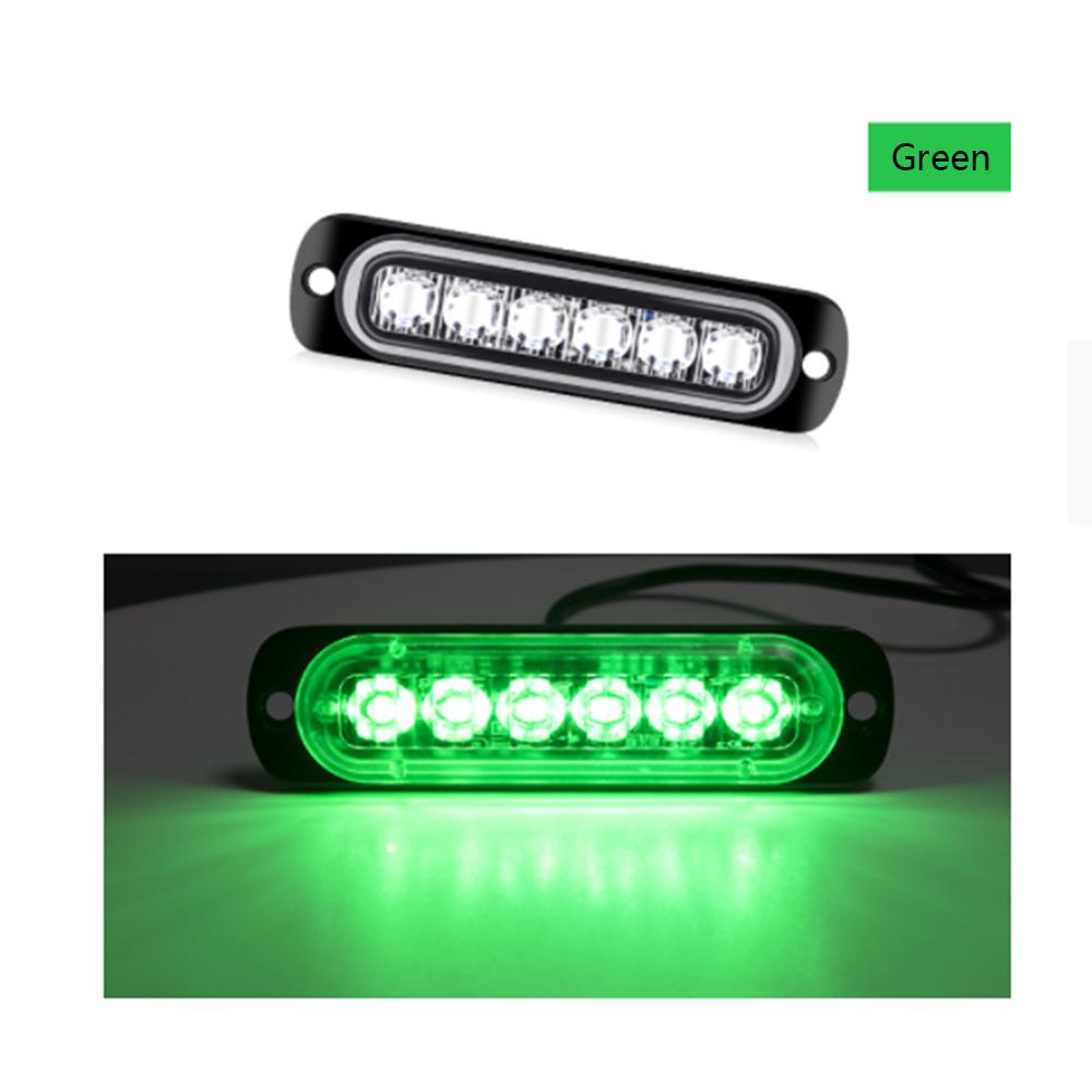 6LED Car LED Car Light DC 12 24V Car Truck Safety Urgent Bright Light Lamp Working Fog Light Car Accessories 12V 24V Flash Lamp