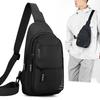 Men's Crossbody Bag Outdoor Riding Chest Bag Oxford Shoulder Bag