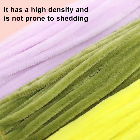 Набор для поделок из синельной проволоки в виде цветов, 100 шт./набор, разноцветные синельные стержни, скручивающаяся палочка, для детей, взрослых, начинающих, DIY, ручная работа, цветок