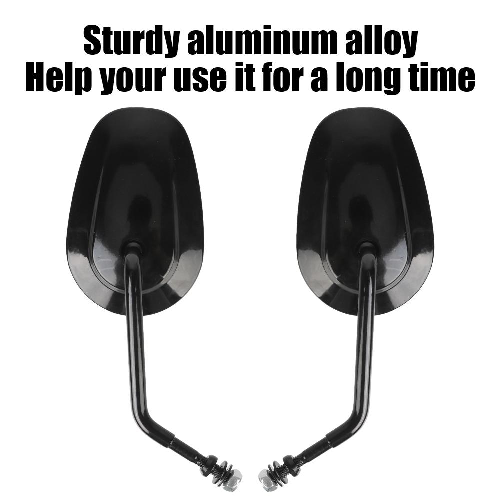 Для XL 883 1200 2 шт./пара деталей для модификации мотоцикла черное серебристое зеркало заднего вида для мотоцикла отражатель боковые зеркала