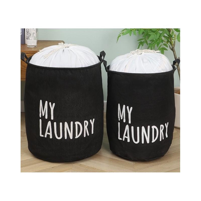 Organizer Toy Container Laundry Basket 40X50 Black Trunk