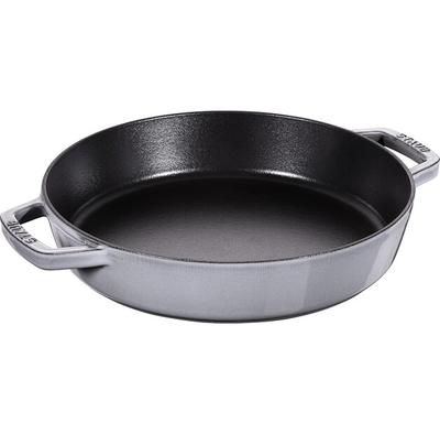 Сковорода круглая Zwilling Staub с двумя ручками 26 см графитово-серая (40511-726-0)