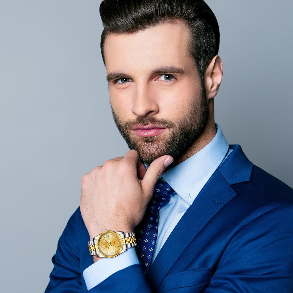 Watch Made In Japan Waterproof Quartz Bangle Retro Watch Luminous Scale Circular Dial Date Antique Stainless Steel Simple Popular Watch Son Christmas