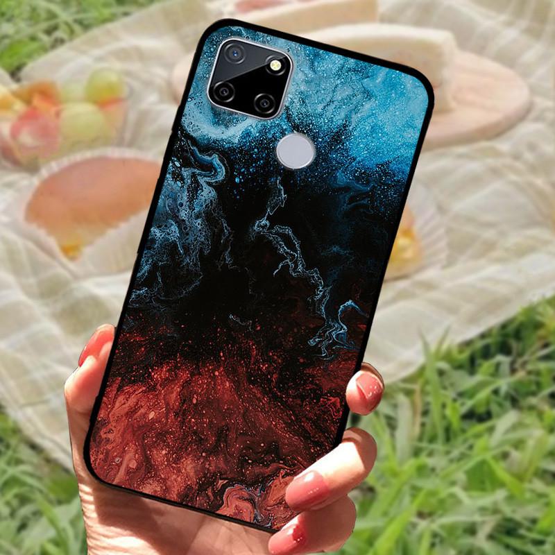 Чехол для OPPO Realme C21Y Мраморная Мода Мягкий Силиконовый Чехол для Realme C21 C25 C25s Чехлы для Телефона Защитный Realmi C 21 Y Capa