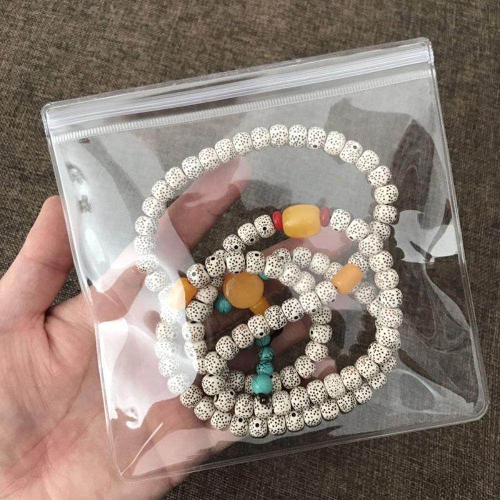 10 шт. Герметичный пакет для браслета, Утолщенные пакеты с зип-локом, Новый ПВХ пакет на молнии