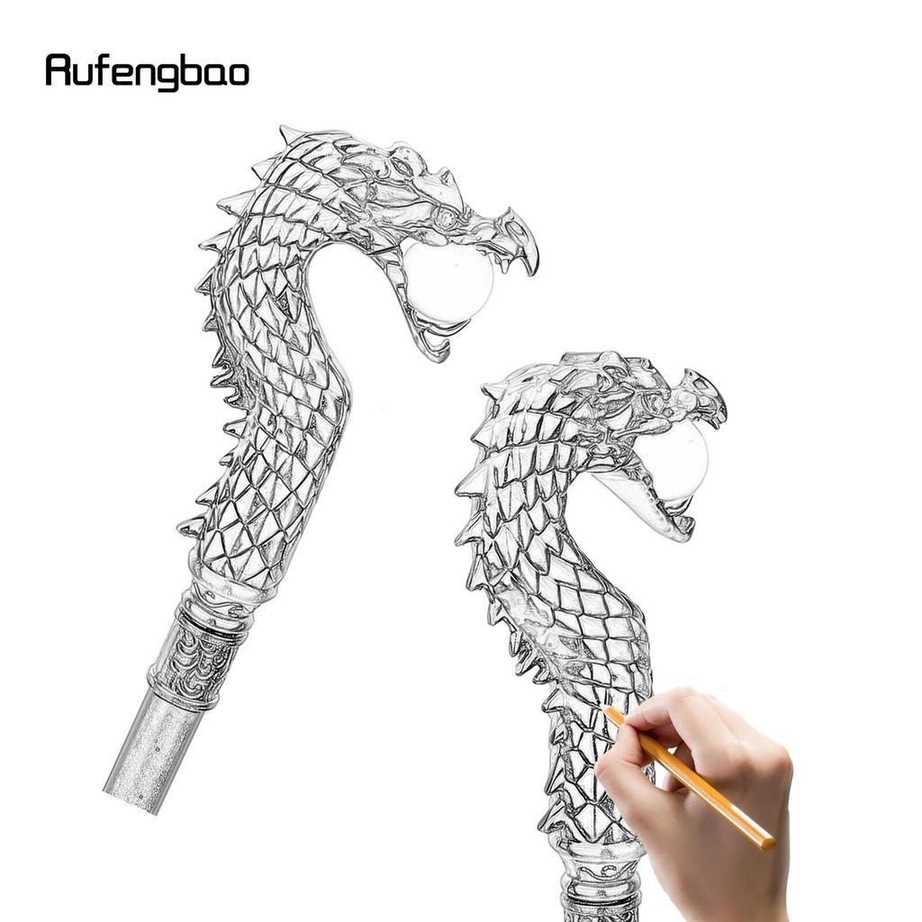 Голова дракона, мяч, модная трость, декоративная палка, косплей, винтажная вечерние модная трость для ходьбы, 93 см