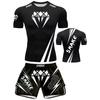 Venom Training Set: Compression T-Shirt Fight Shorts MMA Boxing Muay Thai Running