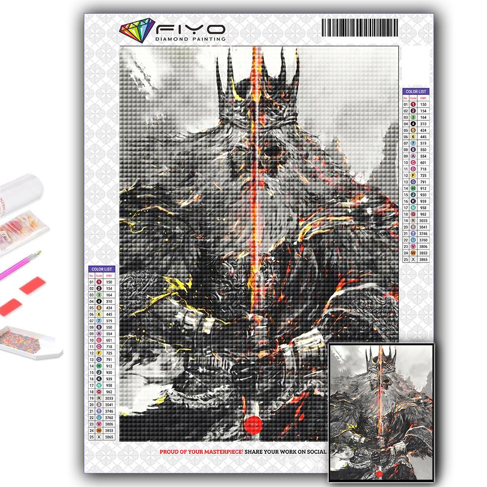 DIY 5D Diamond Painting Game Dark Souls Cross Stitch Kit Full Drill Embroidery Mosaic Art Picture of Rhinestones Gift