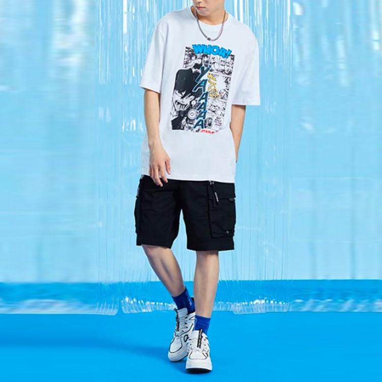 Мужская белая футболка Li Ning x Disney AHSS573-1