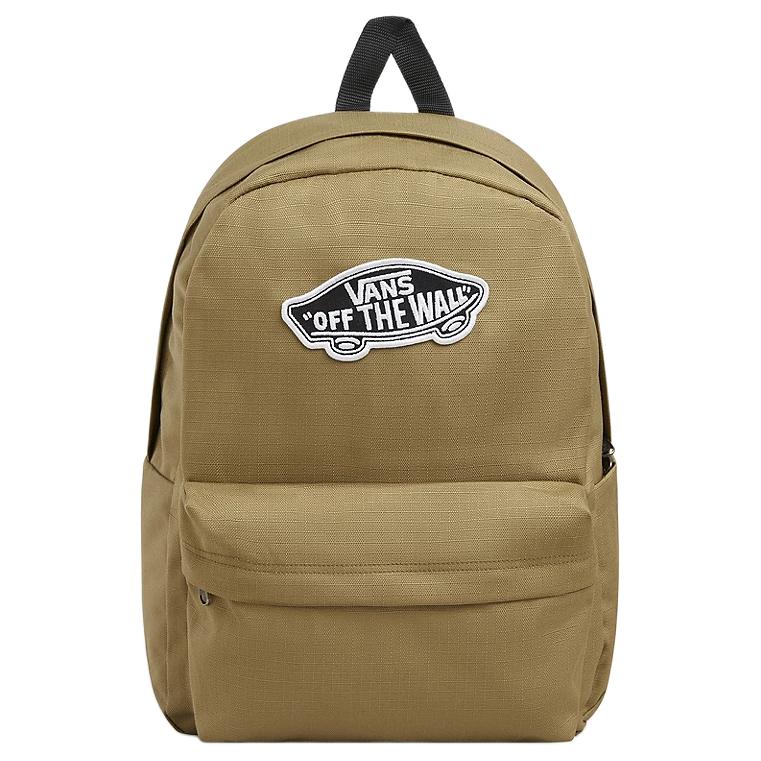Vans Zipper Closure Casual Fashion Polyester Backpack Unisex Backpack Brown VN000H4YCUQ