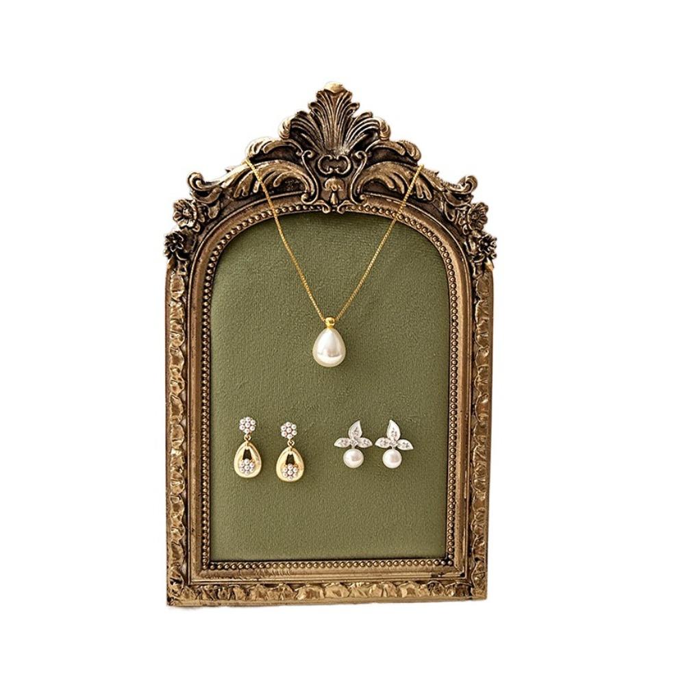 Handmade Jewelry Display Bust Model Flower pattern Desktop Necklace Mannequin Countertop