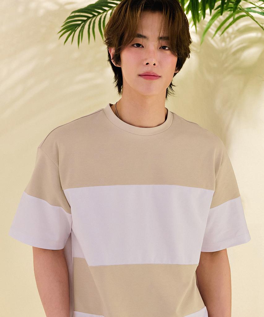 CHASECULT Men'S Color Block Short Sleeve T-Shirt-Dbrk5817D0X