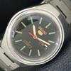 GENUINE VINTAGE SEIKO 5 AUTOMATIC 7019A JAPAN MENS BLACK DIAL WATCH A701910-5 R207-a701910