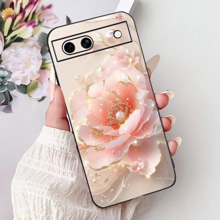 For Google Pixel 8A Case Pixel8 Pro Cute Cat Lion Painted Cover Soft TPU Phone Case For Google Pixel 8 Pro Pixel8A Fundas Bumper