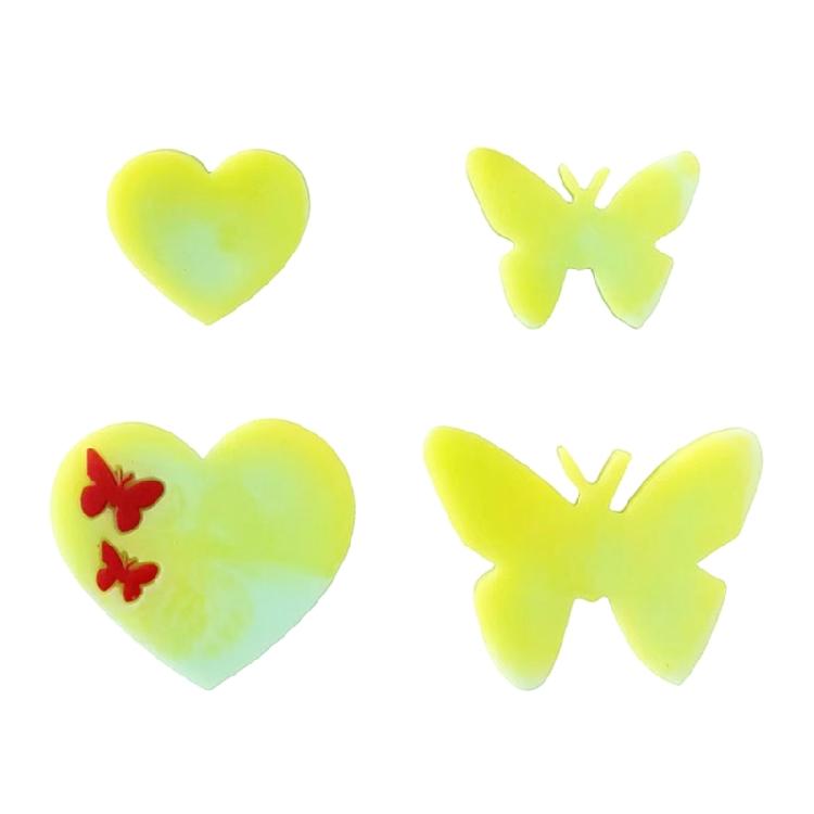 Flexible Silicone Mold Easy to Use Heart Butterfly Earrings Epoxy Resin Molds