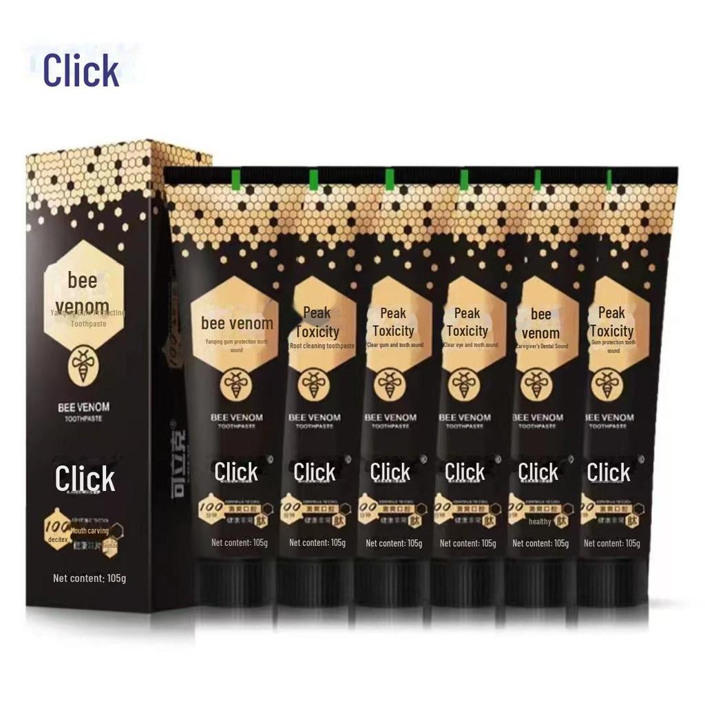 Kelike Bee Venom Whitening Toothpaste Pack - Double Mint & Baking Soda (6-Pack)