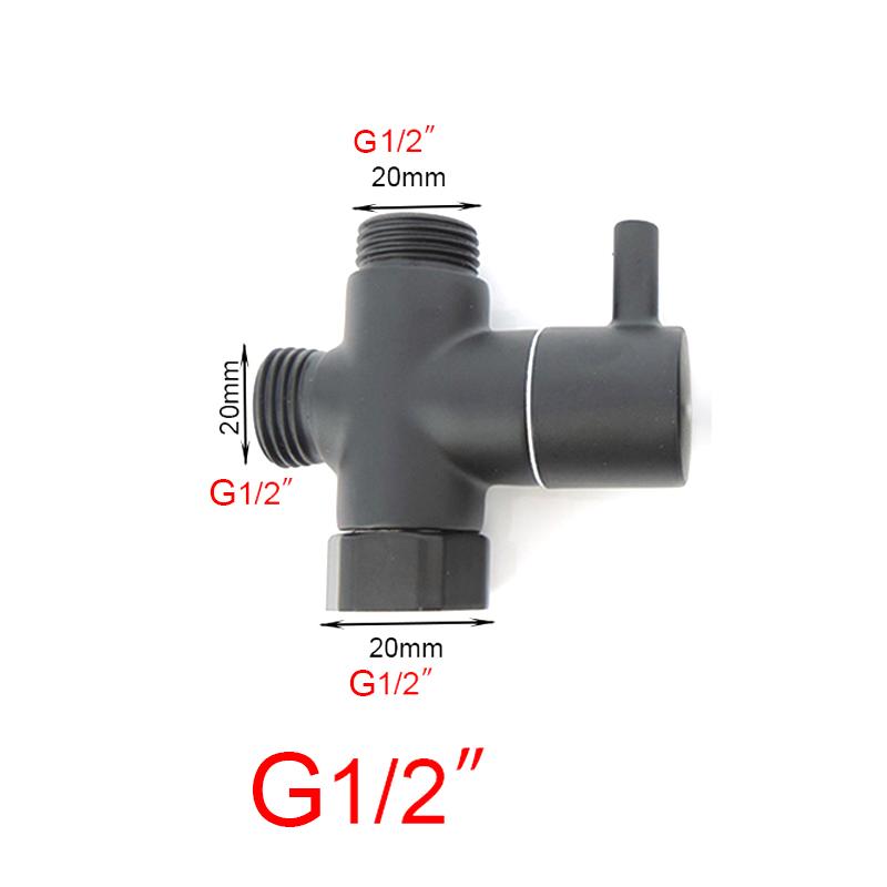 3-ходовой клапан-переключатель из нержавеющей стали G7/8" G1/2" G3/4" Разделитель воды Тройник для унитаза Душевой лейки Смеситель-переключатель Ванная комната