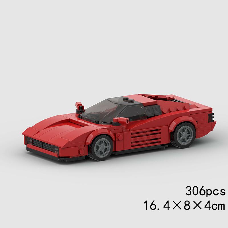 MOC Car Super Race City Speed ​​Sport Pickup Vehicle Model Building Blocks Rally Supercar Racing Bricks Christmas Gift Technical