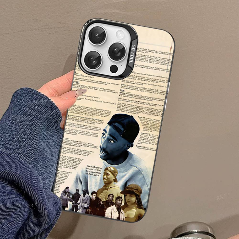 Singer Tupac 2 Phone Case For iPhone 16 15 14 13 12 11 Pro Max X XR XSMAX 8 7 Plus Matte Shockproof Back Cover