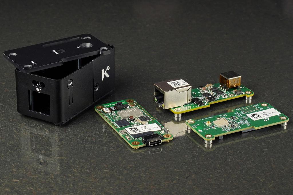 KKSB Aluminum Case Compatible with Coral Dev Board Space for Boards Micro, Add-on