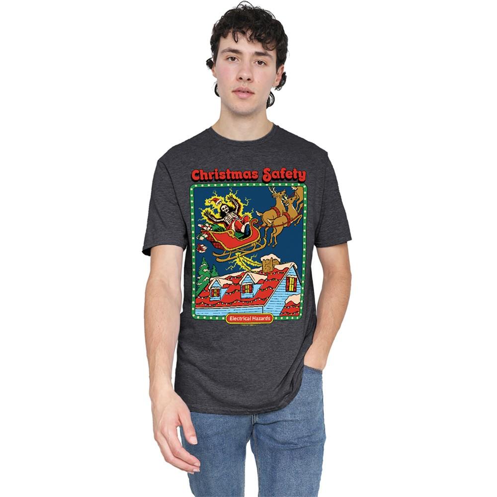 Steven Rhodes Christmas Safety Unisex T-Shirt S-3XL, Charcoal