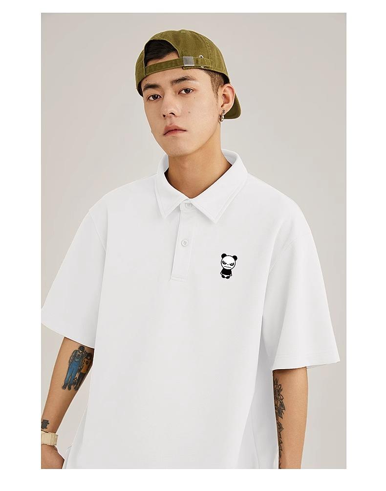 Designer Short-Sleeved Polo Shirt for Couples