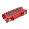 Motorcycle Oil Cooler Kit Aluminum 4 Rows High Efficiency Replacement for Monkey 50cc To 110cc Moto Oil Cooler Red