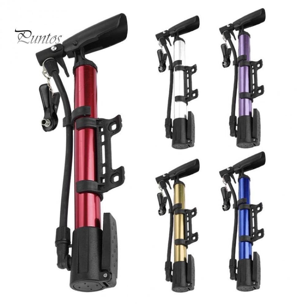Puntos портативный велосипед футбольный алюминиевый сплав американский британский воздушный насос с клапаном