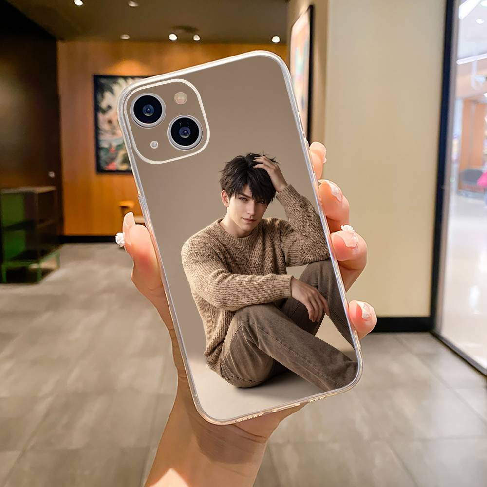 Чехол для телефона C-C-aleb-love-deep- s--space Для iPhone17,16,15,14,13,12,11 ,Pro Max,16/15/14 Plus Мягкий силиконовый прозрачный чехол