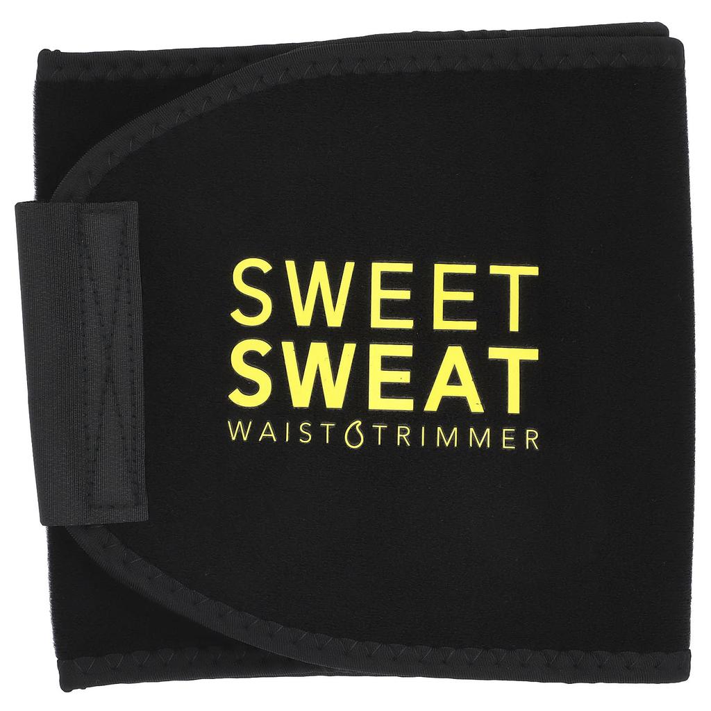 Sweet Sweat Waist Trimmer, Small, Black & Yellow, 1 Belt