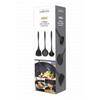 Valletta Navas 3Piece Serving Set Black