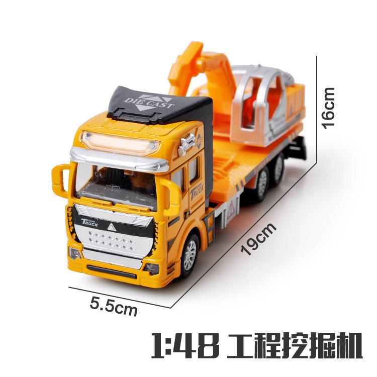 Машинка-симулятор из легкого сплава для моделирования, мусоровоз, пожарная лестница, нефтяной танкер, разбрызгиватель, модель игрушечной машинки для мальчиков и девочек B175
