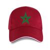 New Unisex 2023 Fashion Printed Baseball Cap Pure Cotton Unisex Morocco Flag Vintage Style Retro Moroccan Gift Idea