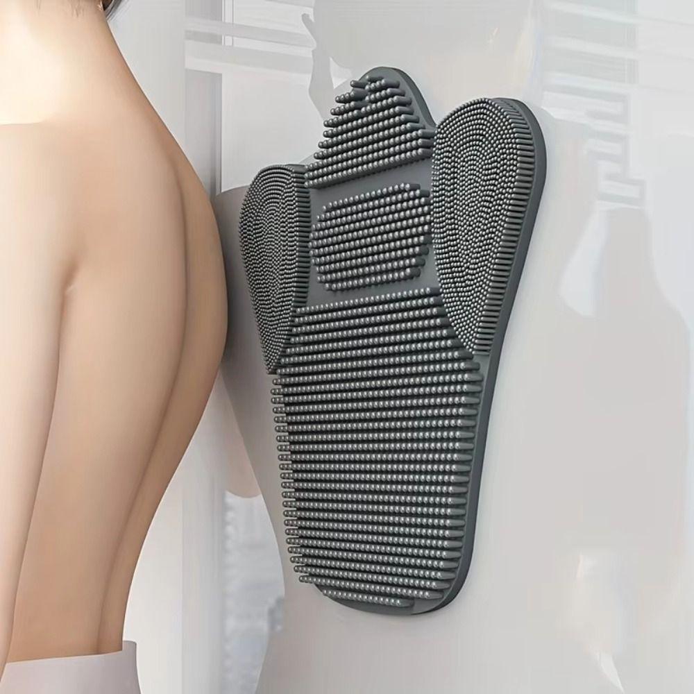 Extra-Large Foot Scrubber Mat Soft Bristles Shower Feet Cleaner Exfoliating Foot Brush Shower