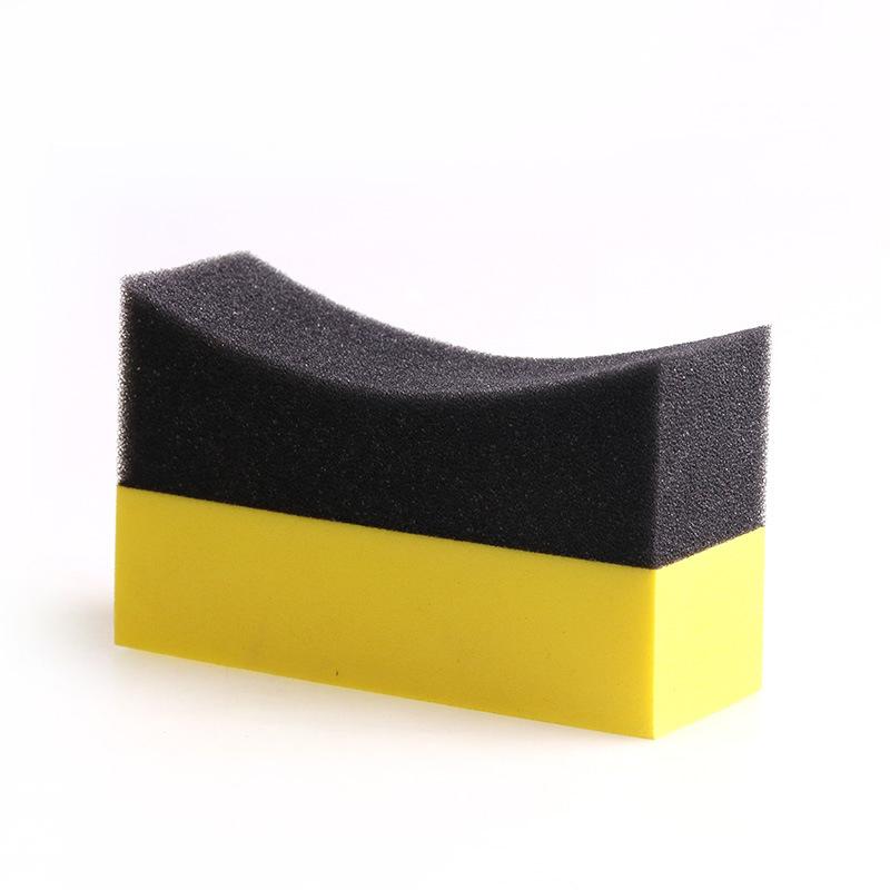 5/10pcs Car Cleaning Sponge Washing Accessories PE Waxing Sponge Brush Set Wash Tool Auto Detailing Wheel Tire Brusher