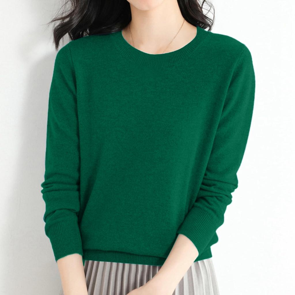 Women's Fashion Casual Long Sleeve Soft Comfort Knit Top