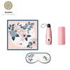 Rose Appointment Silk Scarf, Eye Mask & Umbrella Gift Set