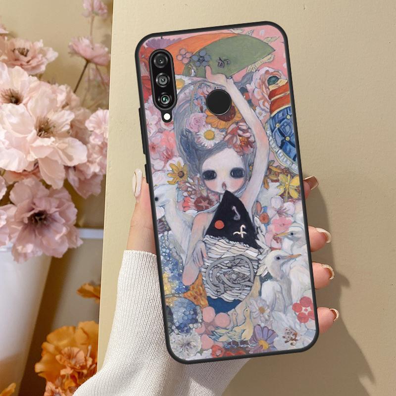Aya takano Для Huawei Nova 12i 8i 11i 12s 9 10 SE Y60 Y70 Y90 Y72 Y73 Y61 Y91 P60 Pro P30 P40 Lite Чехол